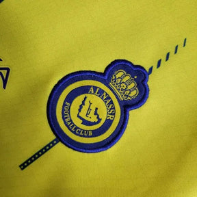 "Camisa Al-Nassr Home 23/24 - Torcedor Infantil Amarela - Netmantos"