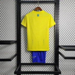 "Camisa Al-Nassr Home 23/24 - Torcedor Infantil Amarela - Netmantos"