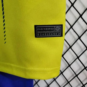 "Camisa Al-Nassr Home 23/24 - Torcedor Infantil Amarela - Netmantos"
