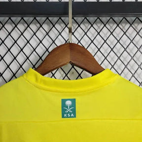 "Camisa Al-Nassr Home 23/24 - Torcedor Infantil Amarela - Netmantos"