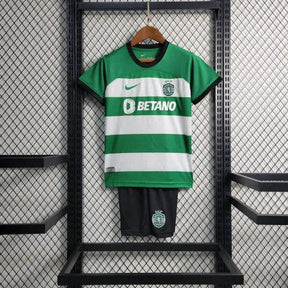 "Camisa Sporting Home 23/24 - Torcedor Infantil Verde - Netmantos"