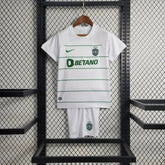 "Camisa Sporting Away 23/24 - Torcedor Infantil Branca - Netmantos"