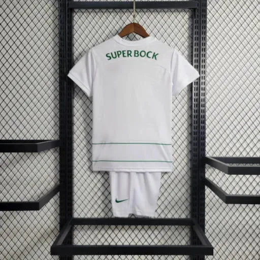 "Camisa Sporting Away 23/24 - Torcedor Infantil Branca - Netmantos"