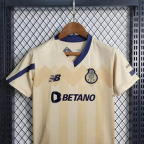 "Camisa Porto Away 23/24 - Torcedor Infantil Bege - Netmantos"