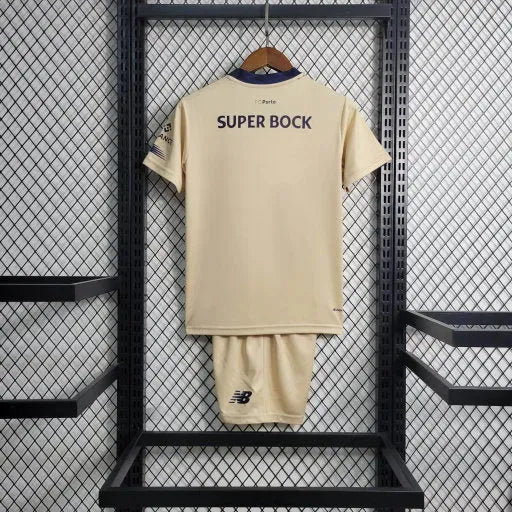 "Camisa Porto Away 23/24 - Torcedor Infantil Bege - Netmantos"