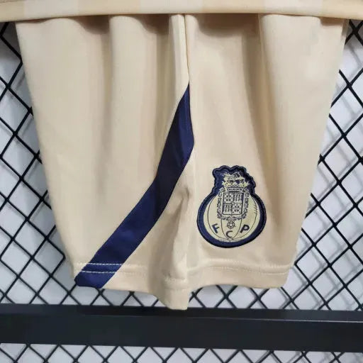 "Camisa Porto Away 23/24 - Torcedor Infantil Bege - Netmantos"
