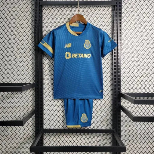 "Camisa Porto Away II 23/24 - Torcedor Infantil Azul - Netmantos"