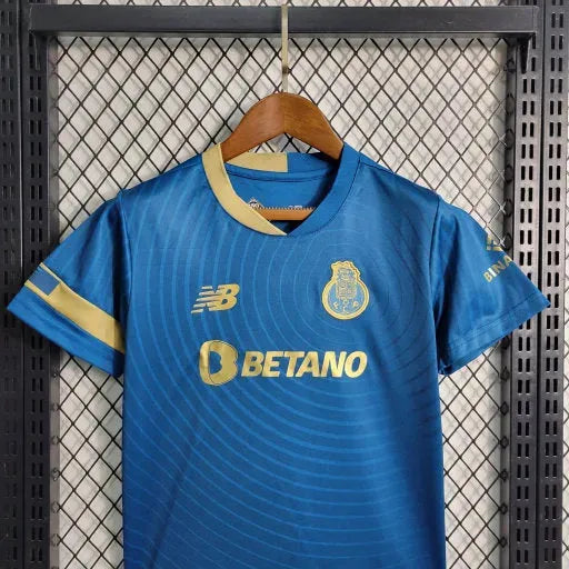 "Camisa Porto Away II 23/24 - Torcedor Infantil Azul - Netmantos"