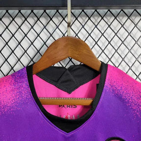 "Camisa PSG 20/21 - Torcedor Infantil Rosa e Roxa - Netmantos"