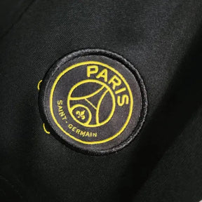 "Camisa PSG Away V 23/24 - Torcedor Infantil Preta e Amarela - Netmantos"