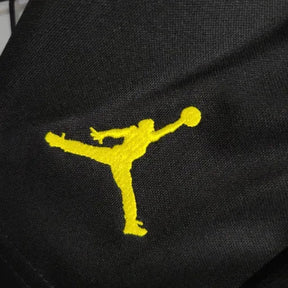 "Camisa PSG Away V 23/24 - Torcedor Infantil Preta e Amarela - Netmantos"