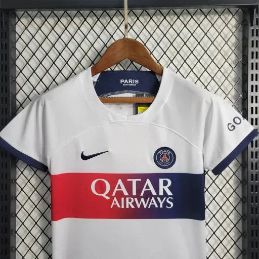 "Camisa PSG Away 23/24 - Torcedor Infantil Branca - Netmantos"