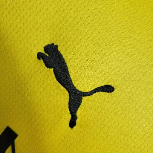 "Camisa Borussia Dortmund Home 23/24 - Torcedor Infantil Preta e Amarela - Netmantos"