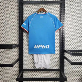 "Camisa Napoli Home 23/24 - Torcedor Infantil Azul - Netmantos"