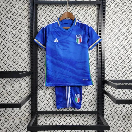 "Camisa Itália Home 24/25 - Torcedor Infantil Azul - Netmantos"
