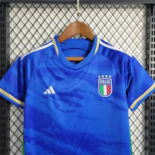 "Camisa Itália Home 24/25 - Torcedor Infantil Azul - Netmantos"