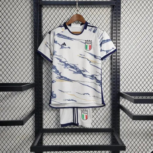 "Camisa Itália Away 23/24 - Torcedor Infantil Branca - Netmantos"