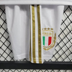 "Camisa Itália Edição Comemorativa 23/24 - Torcedor Infantil Branca e Dourada - Netmantos"