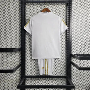 "Camisa Itália Edição Comemorativa 23/24 - Torcedor Infantil Branca e Dourada - Netmantos"