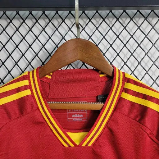 "Camisa Roma Home 23/24 - Torcedor Infantil Vermelha - Netmantos"
