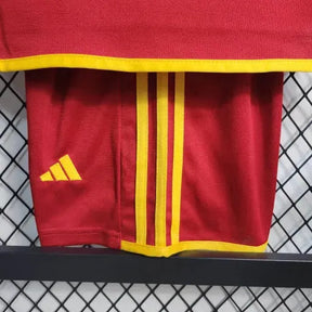 "Camisa Roma Home 23/24 - Torcedor Infantil Vermelha - Netmantos"