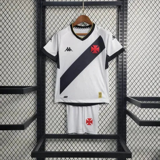 "Camisa Vasco da Gama Away 23/24 - Torcedor Infantil Branca - Netmantos"