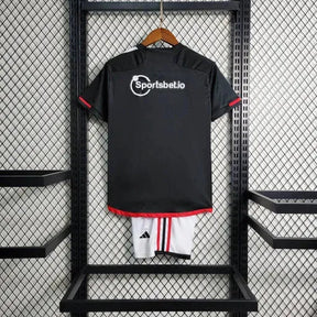 "Camisa São Paulo Away II 23/24 - Torcedor Infantil Preta - Netmantos"