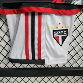 "Camisa São Paulo Away II 23/24 - Torcedor Infantil Preta - Netmantos"
