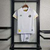 "Camisa Santista Home 23/24 - Torcedor Infantil Branca - Netmantos"