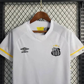 "Camisa Santista Home 23/24 - Torcedor Infantil Branca - Netmantos"