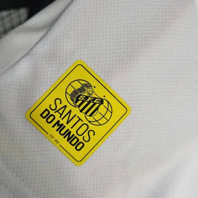 "Camisa Santista Home 23/24 - Torcedor Infantil Branca - Netmantos"