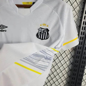 "Camisa Santista Home 23/24 - Torcedor Infantil Branca - Netmantos"