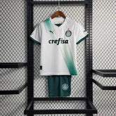 "Camisa Palmeiras Away 23/24 - Torcedor Infantil Branca - Netmantos"