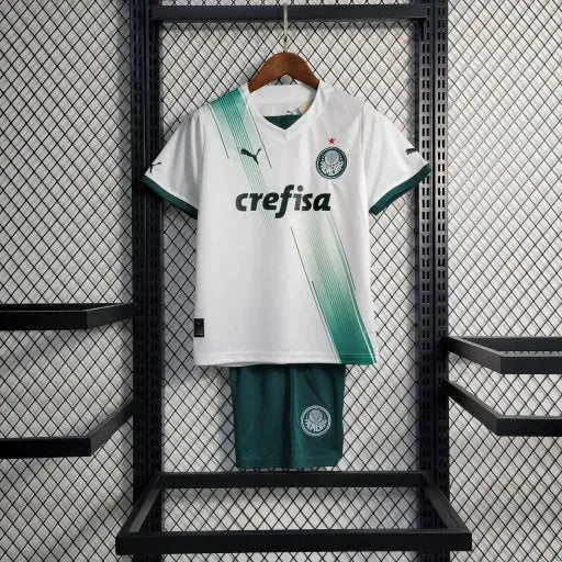 "Camisa Palmeiras Away 23/24 - Torcedor Infantil Branca - Netmantos"
