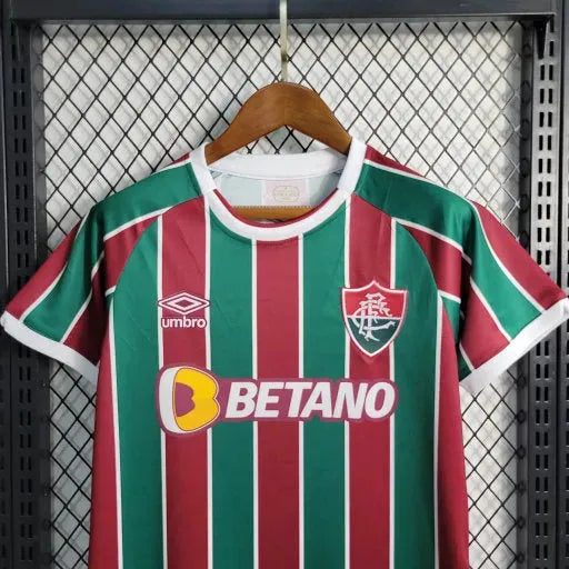 "Camisa Fluminense Home 23/24 - Torcedor Infantil - Netmantos"