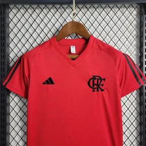 "Camisa Flamengo Treino 23/24 - Torcedor Infantil Vermelha - Netmantos"