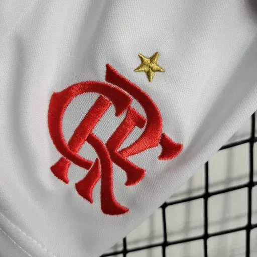 "Camisa Flamengo Home 23/24 - Torcedor Infantil Vermelha e Preta - Netmantos"