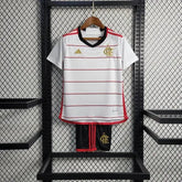 "Camisa Flamengo Away 23/24 - Torcedor Infantil Branca - Netmantos"