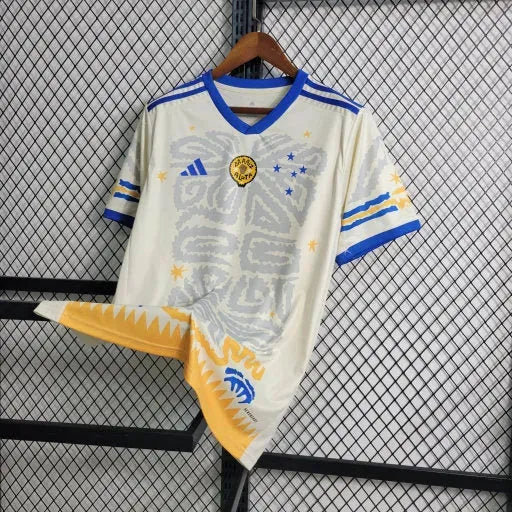 "Camisa Cruzeiro Edição Especial 23/24 - Torcedor Masculina Branca - Netmantos"