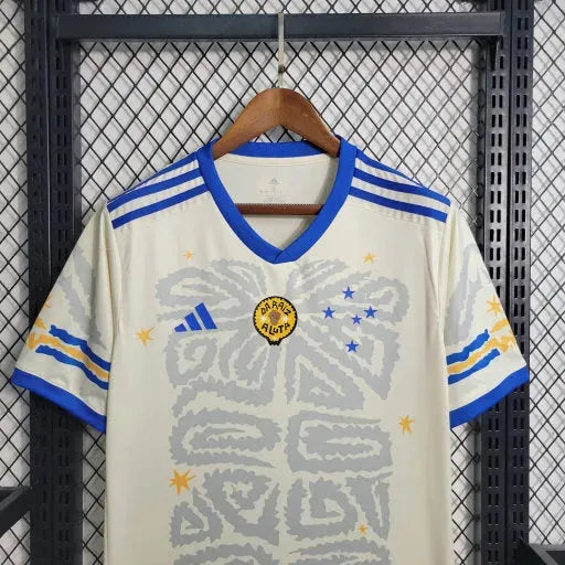 "Camisa Cruzeiro Edição Especial 23/24 - Torcedor Masculina Branca - Netmantos"