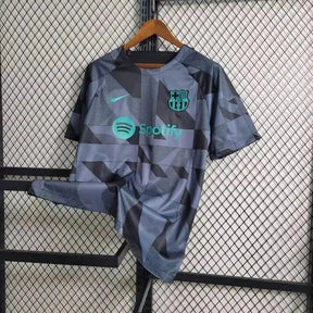 "Camisa Barcelona Treino 23/24 - Torcedor Masculina Preta e Verde - Netmantos"