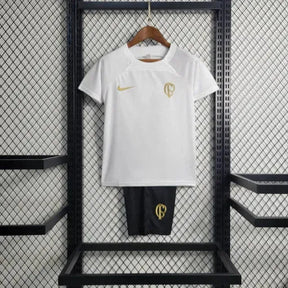 "Camisa Timão Treino 23/24 - Torcedor Infantil Branca - Netmantos"