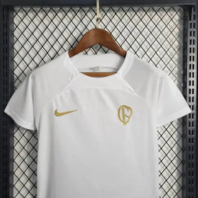 "Camisa Timão Treino 23/24 - Torcedor Infantil Branca - Netmantos"