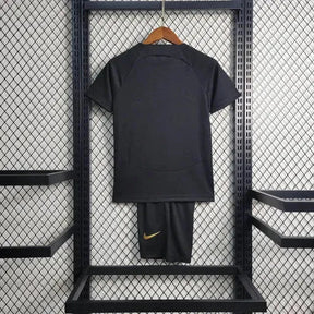 "Camisa Timão Treino 23/24 - Torcedor Infantil Preta - Netmantos"