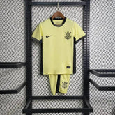 "Camisa Timão Away II 23/24 - Torcedor Infantil Amarela - Netmantos"