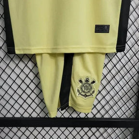 "Camisa Timão Away II 23/24 - Torcedor Infantil Amarela - Netmantos"