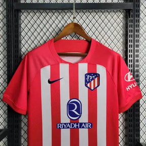 "Camisa Atlético de Madrid Home 23/24 - Torcedor Masculina Vermelha e Branca - Netmantos"