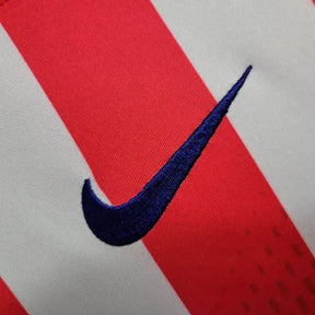 "Camisa Atlético de Madrid Home 23/24 - Torcedor Masculina Vermelha e Branca - Netmantos"