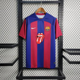 "Camisa Barcelona Rolling Stones Home 23/24 - Torcedor Masculina - Netmantos"