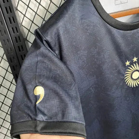 "Camisa Argentina GOAT Messi - Torcedor Masculina Preta Comma Football - Netmantos"